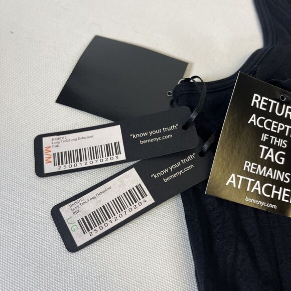 BeMe NYC Womens Shapewear Tank Top Black Compression Smoothing Camisole Slimming - Picture 5 of 5